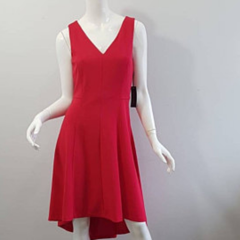 Tommy Hilfiger High-Low Sleeveless Dress Size 8 - Picture 3 of 6